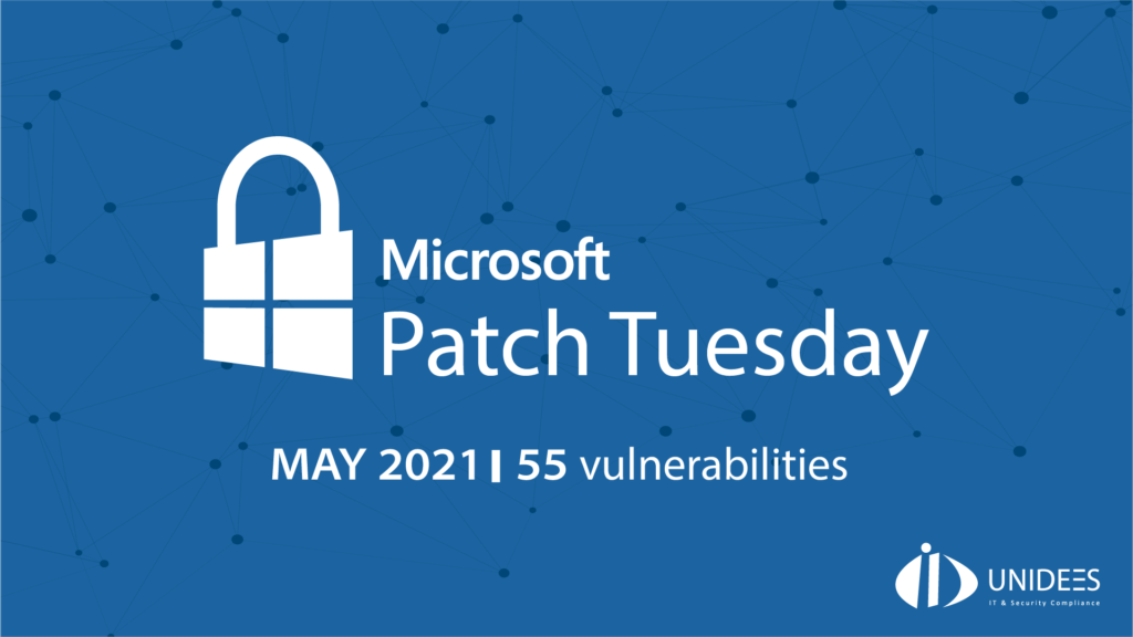 Le patch Tuesday de Mai 2021 de Microsoft a corrigé 55 vulnérabilités